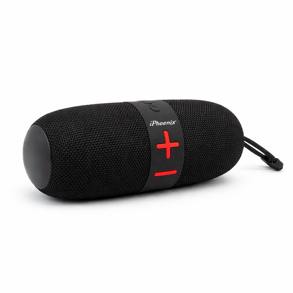 IP-800 Portable BT Wireless Speaker 16 Hours Playtime 2000mAh Battery LED Lights - Black