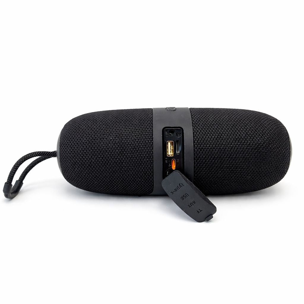 IP-800 Portable BT Wireless Speaker 16 Hours Playtime 2000mAh Battery LED Lights - Black