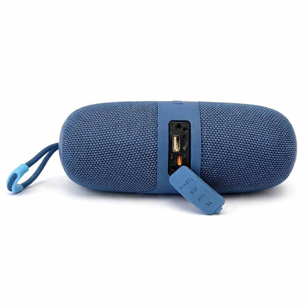 IP-800 Portable BT Wireless Speaker 16 Hours Playtime 2000mAh Battery LED Lights - Blue