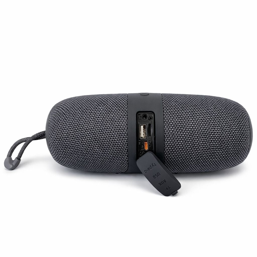 IP-800 Portable BT Wireless Speaker 16 Hours Playtime 2000mAh Battery LED Lights - Gray