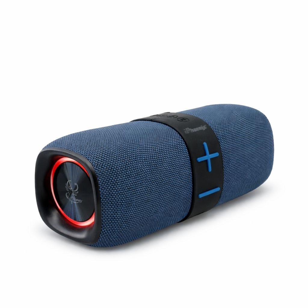 IP-801 OUTDOOR PORTABLE SPEAKER WITH TWS LED LIGHTS BT FM - Blue