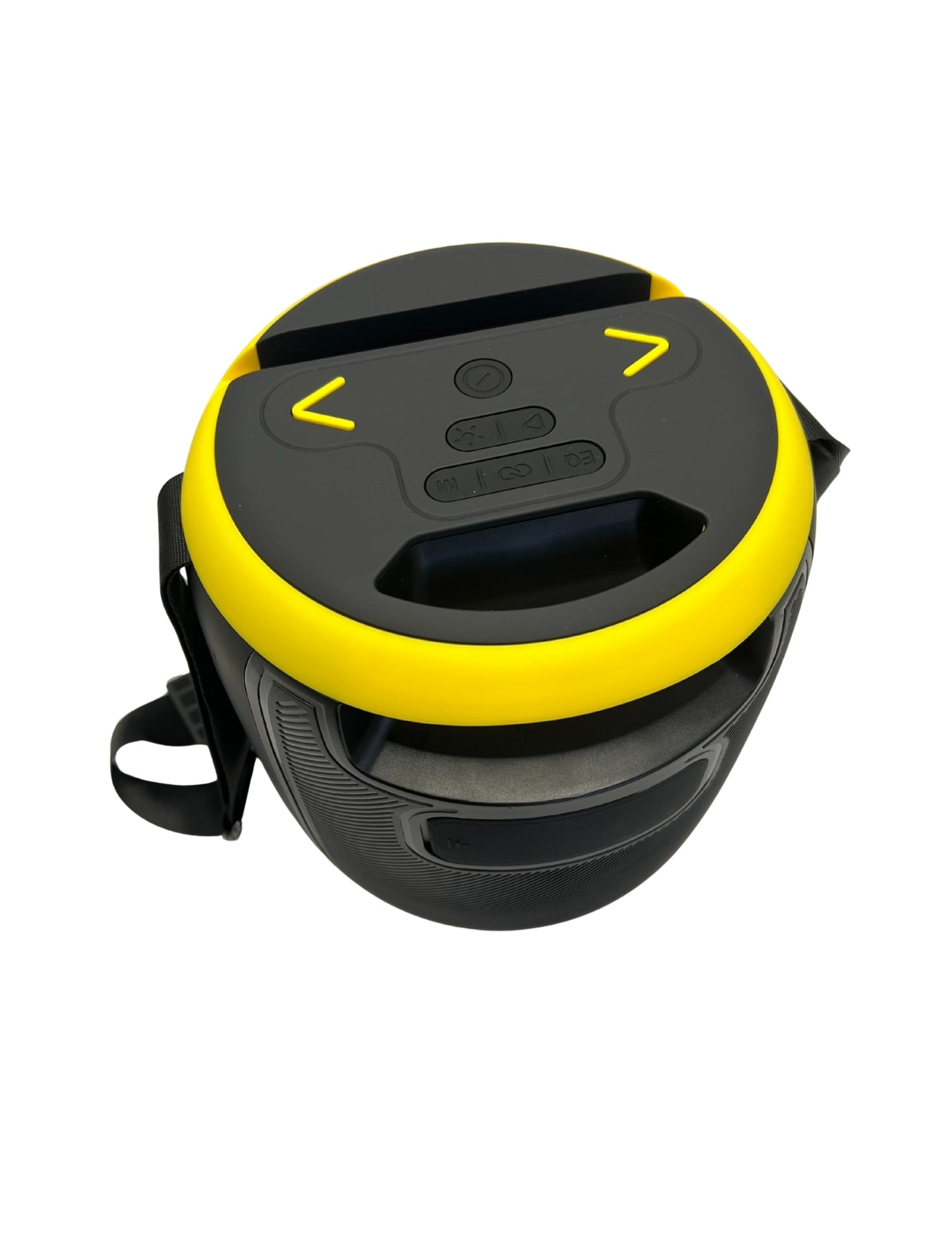 IP-808 Portable BT Speaker with Mic LED Lights 15 Hours Playtime 70W - Black-Yellow