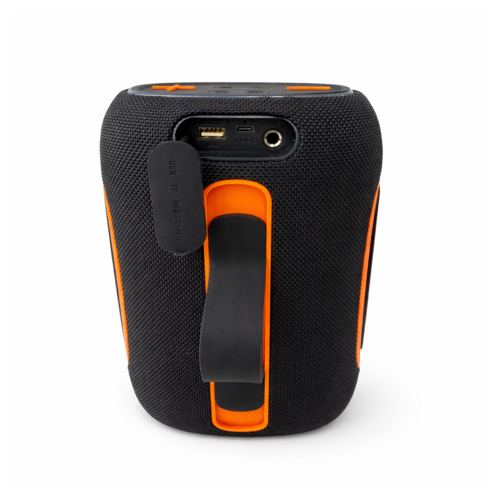 IP-809 Power Bank Bluetooth Wireless Rechargeable Speaker TWS LED Lights - Black