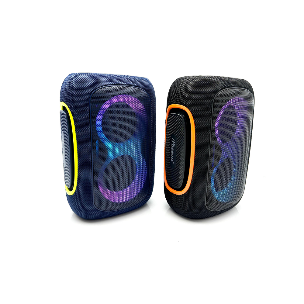 IP-809 Power Bank Bluetooth Wireless Rechargeable Speaker TWS LED Lights - Black