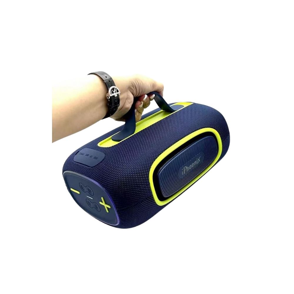 IP-809 Power Bank Bluetooth Wireless Rechargeable Speaker TWS LED Lights - Blue