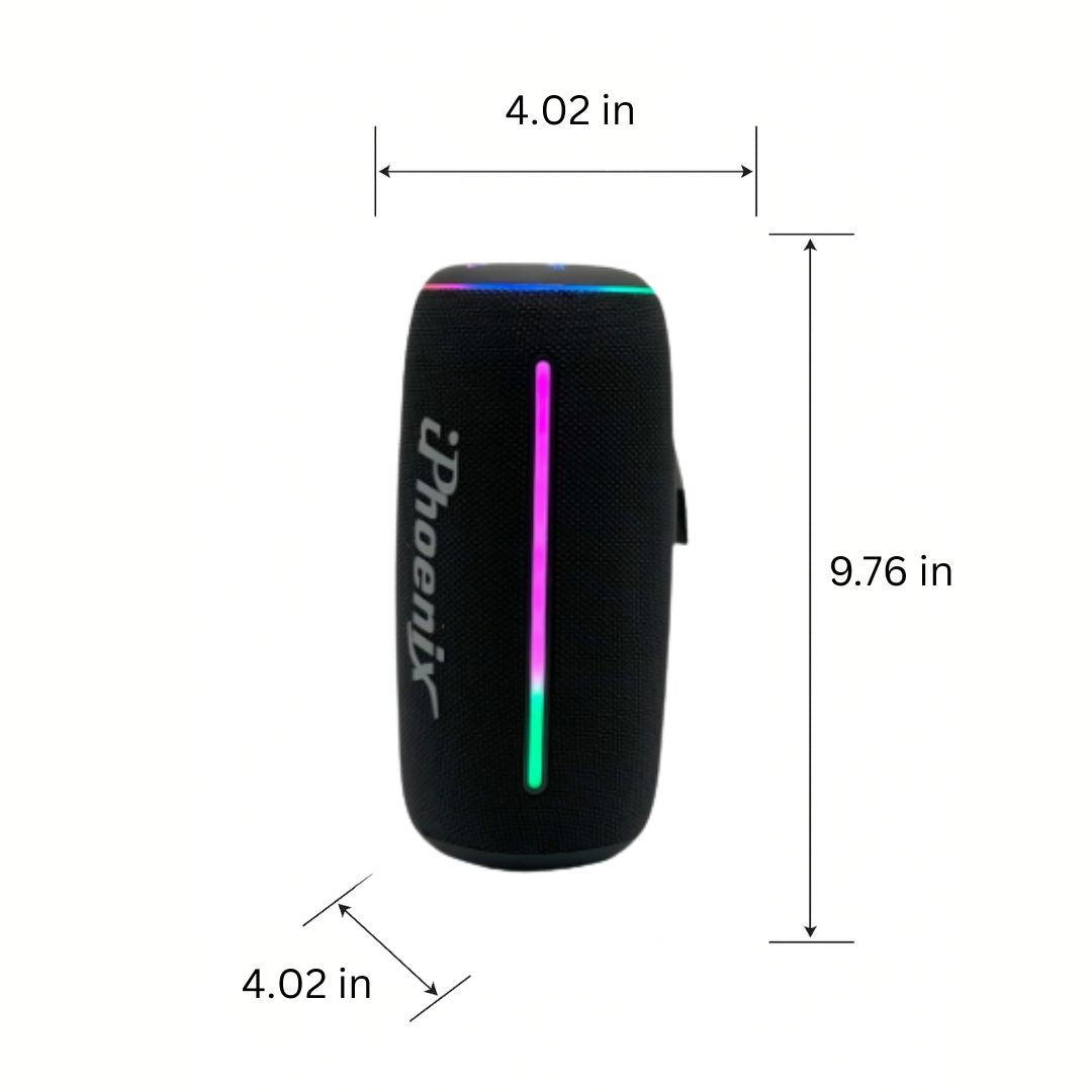 IP-860 POWERFUL PORTABLE SPEAKER TWS COMPATIBLE - Black