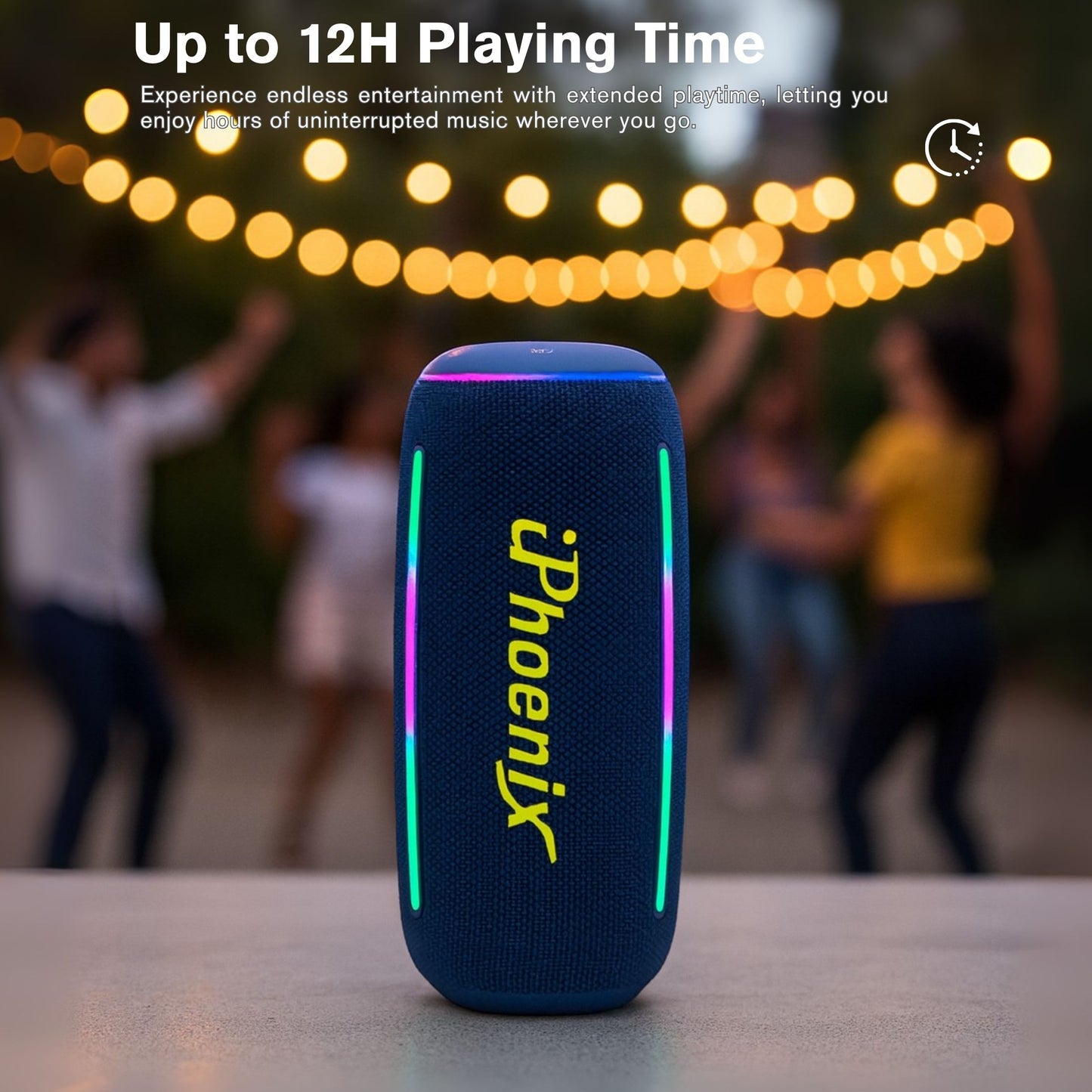 IP-860 POWERFUL PORTABLE SPEAKER TWS COMPATIBLE - Blue