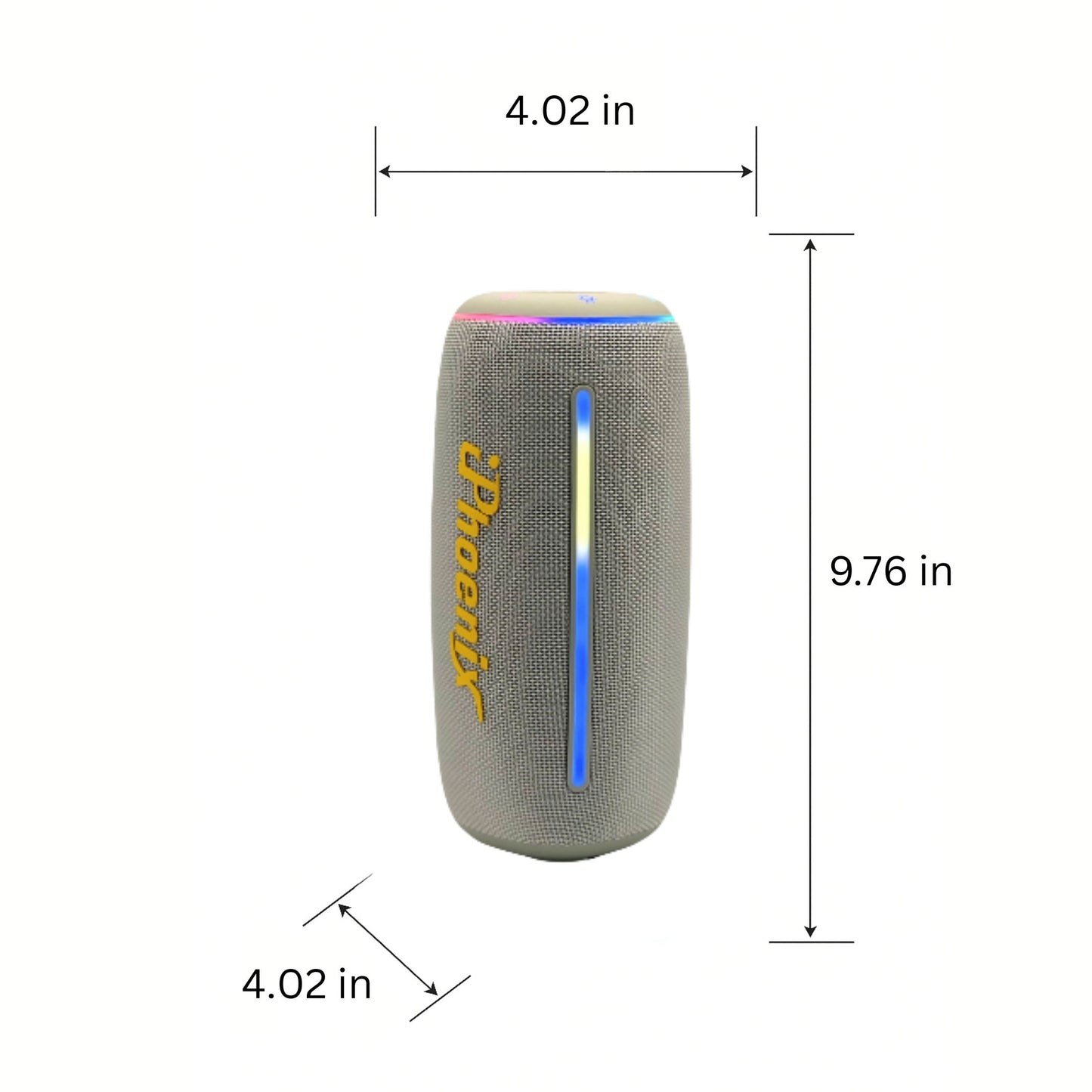 IP-860 POWERFUL PORTABLE SPEAKER TWS COMPATIBLE - Gray