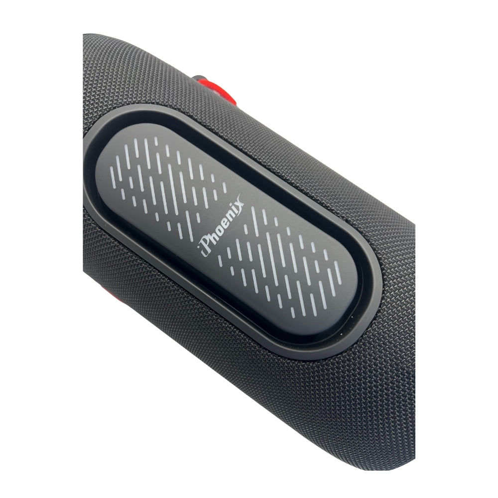 IP-872 Portable BT Wireless Speaker 8 Hours Playtime 8000mAh Battery LED Lights - Black