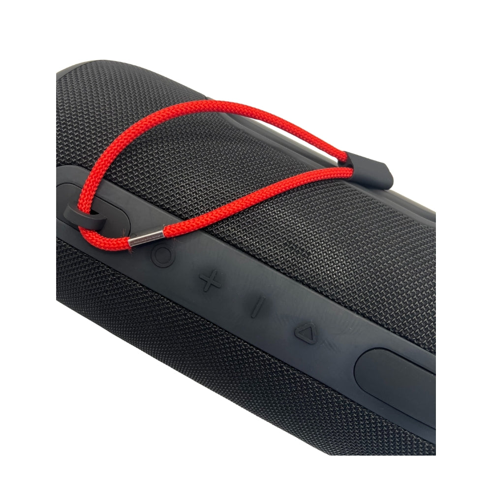 IP-872 Portable BT Wireless Speaker 8 Hours Playtime 8000mAh Battery LED Lights - Black