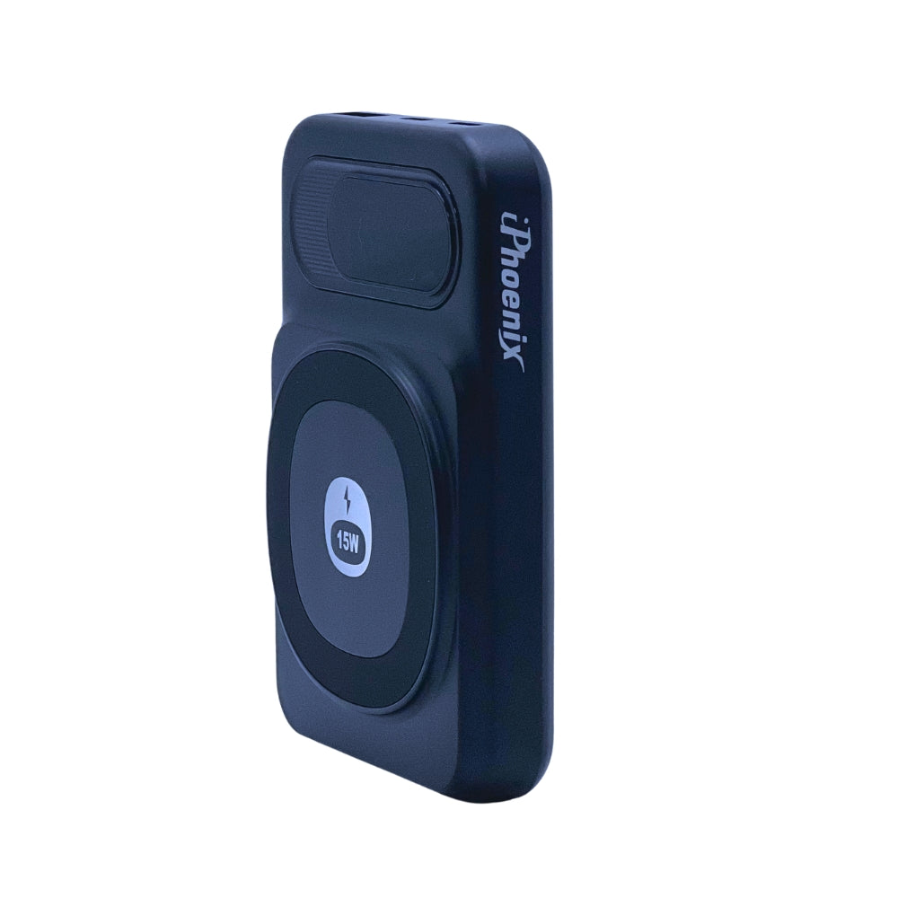 IP-90 Power Bank with Magnetic Fast Charging Power Supply - Blue