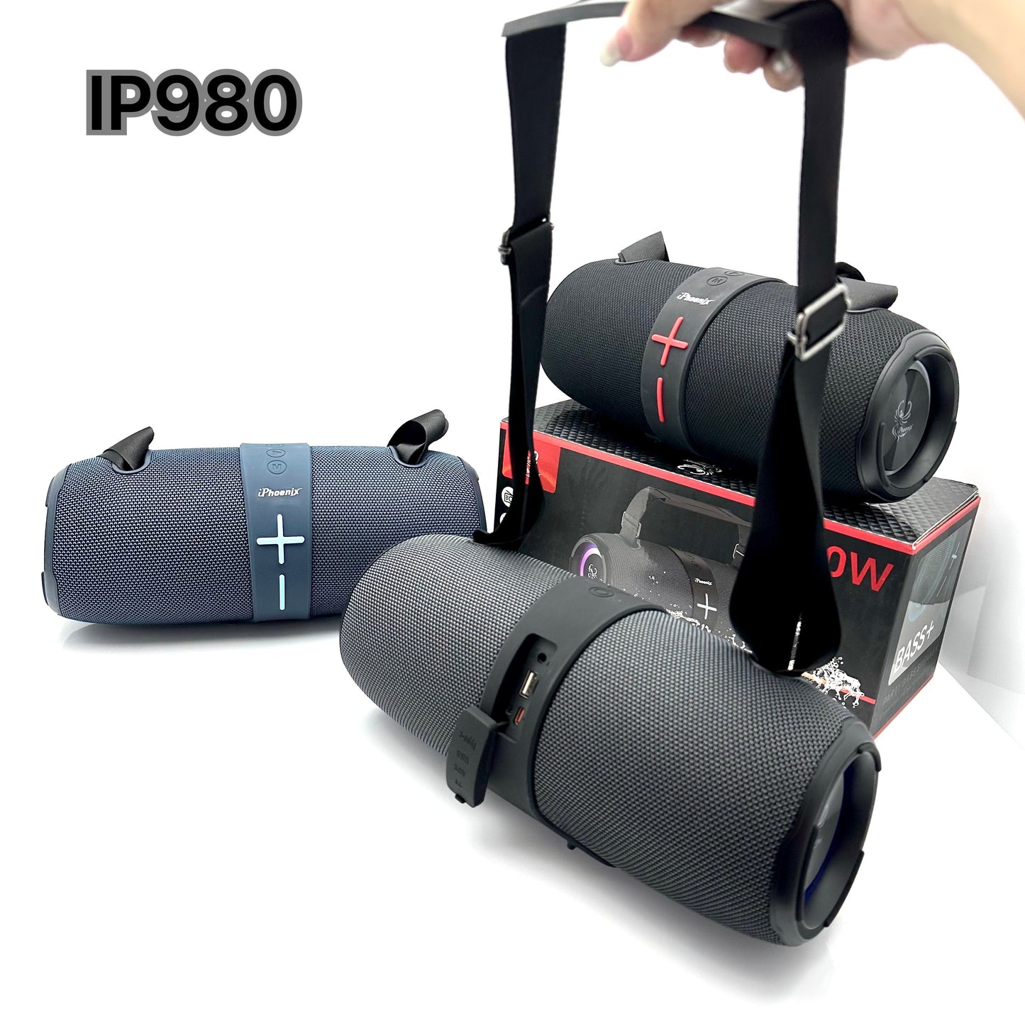 IP 980 Bluetooth Speaker with Radio and Heavy Bass with Long Lasting Battery