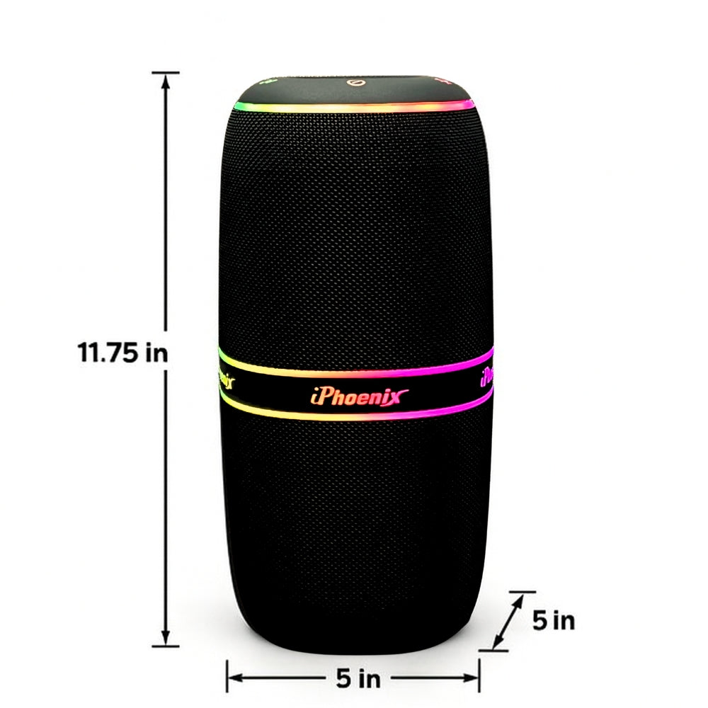 IP-810 Portable BT Wireless Speaker 15 Hours Playtime 10800mAh Battery 70W - Black