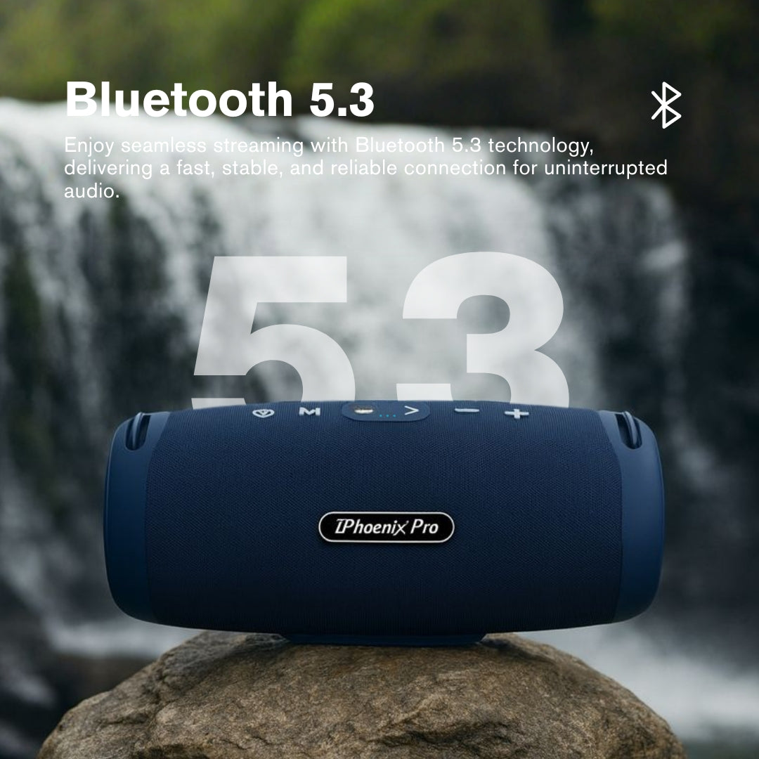 IX-109 80W Wireless Bluetooth Loud Speaker Detachable Strap - Blue