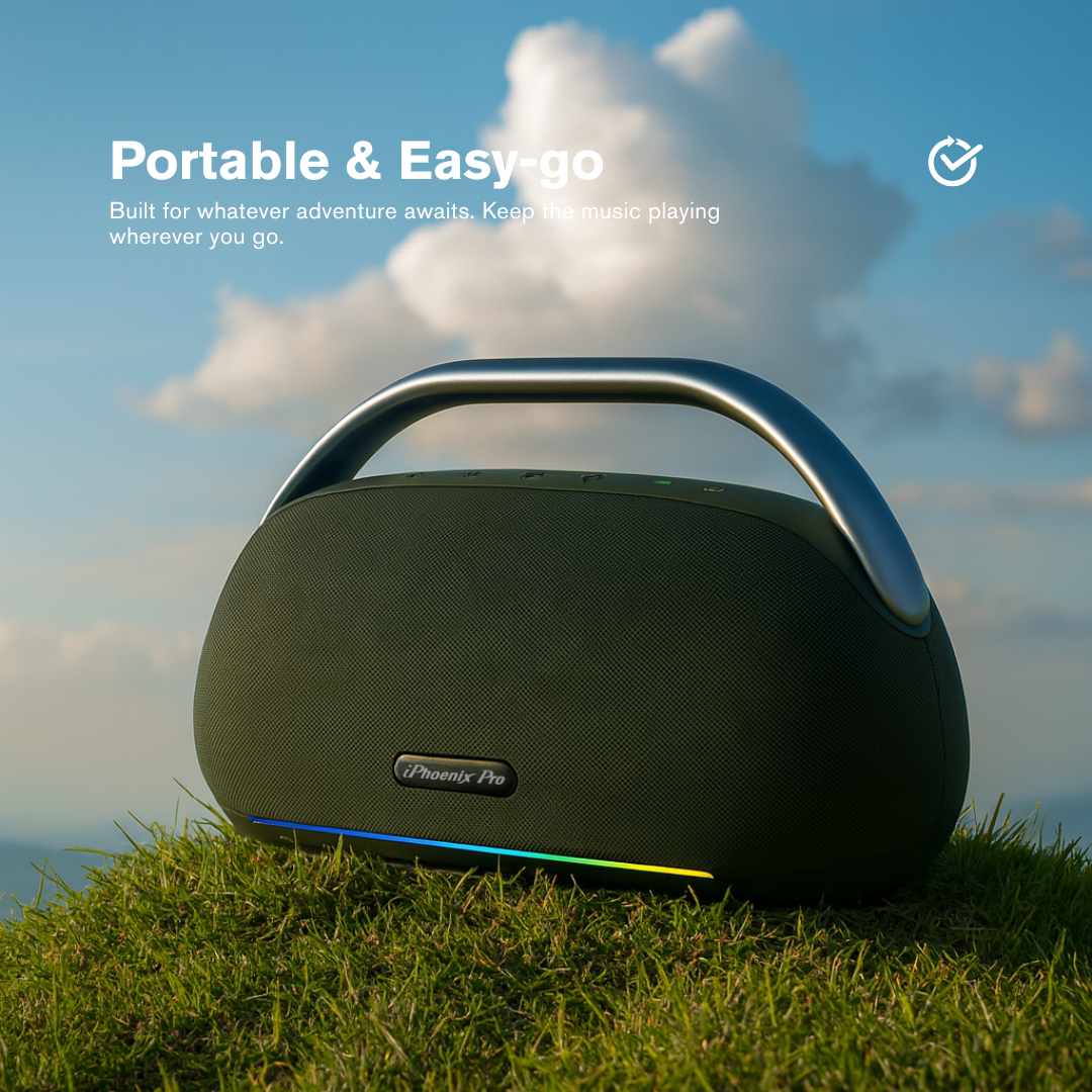 IX-113 100W Wireless Karaoke Speaker with Mic - Green