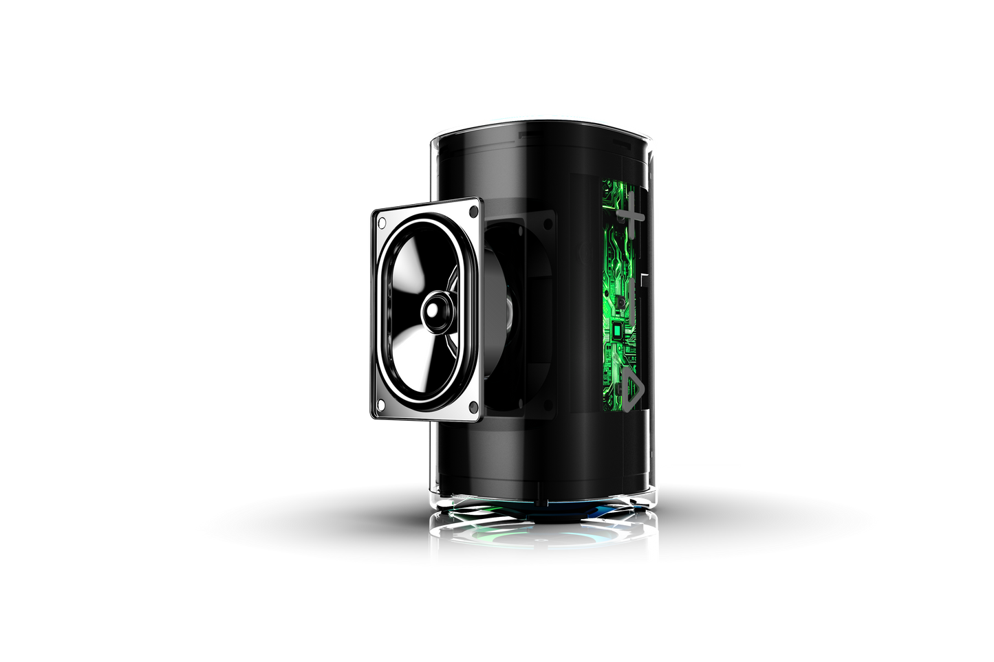 IX-119 9 Hrs 15W BT Wireless TWS Water Resistant Portable Mini Speaker - Black