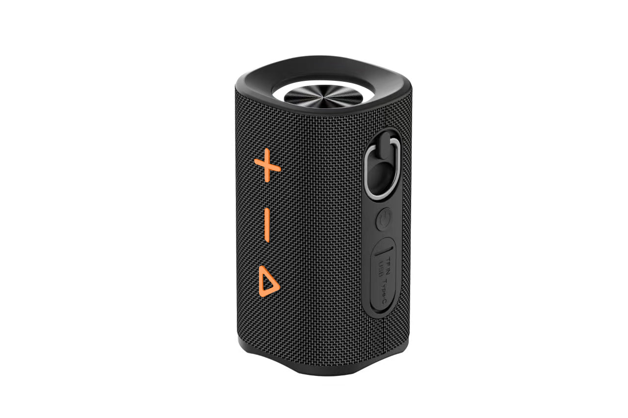 IX-119 9 Hrs 15W BT Wireless TWS Water Resistant Portable Mini Speaker - Black