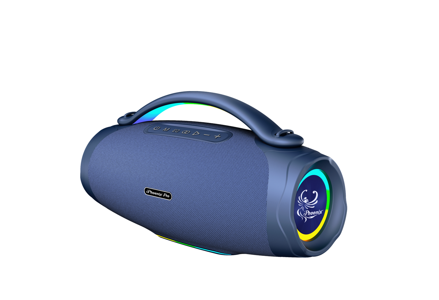 IX-97 8-Hrs/140W 12000 mAh BT Wireless with Rechargeable Microphone Speaker - Blue
