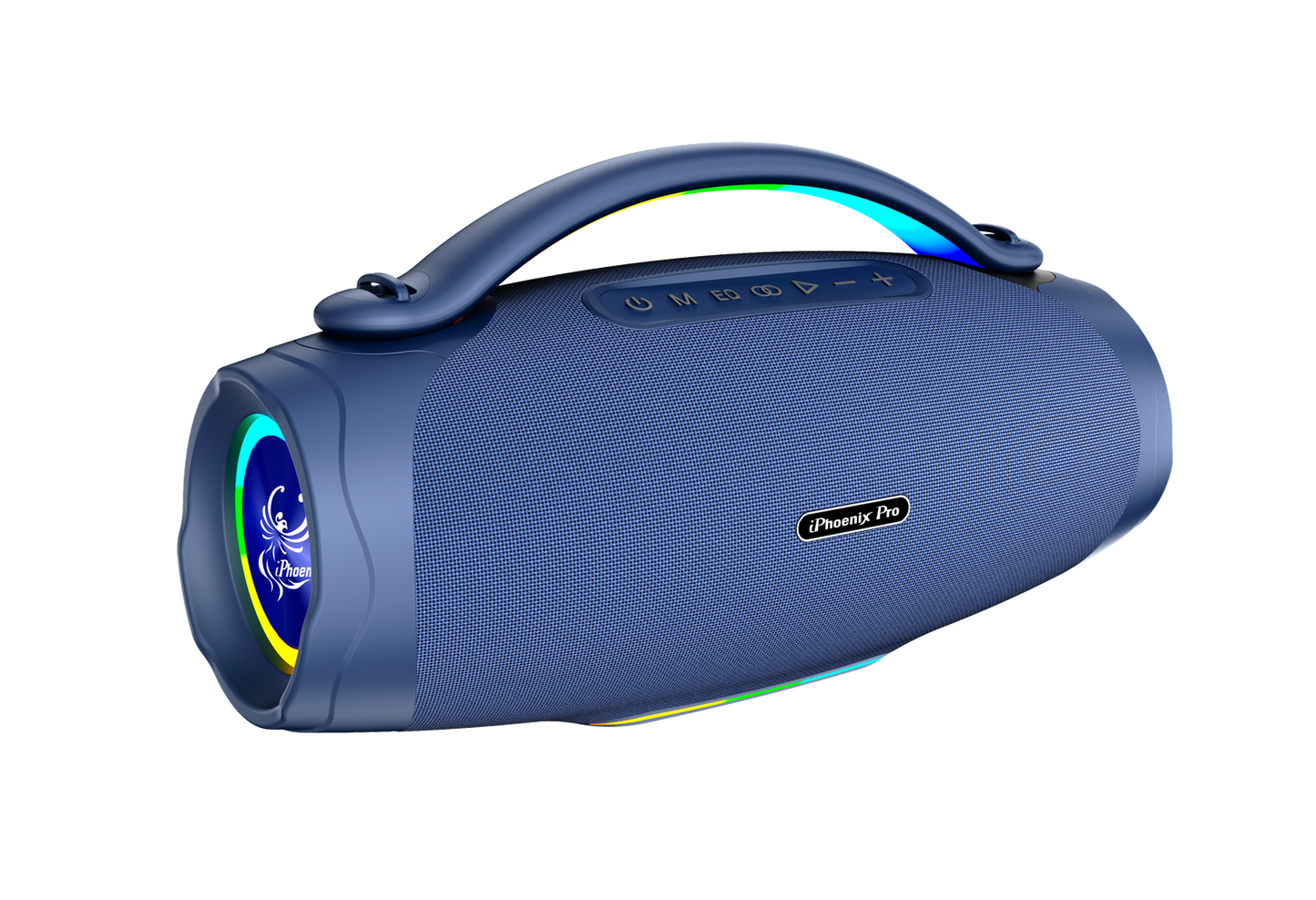 IX-97 8-Hrs/140W 12000 mAh BT Wireless with Rechargeable Microphone Speaker - Blue