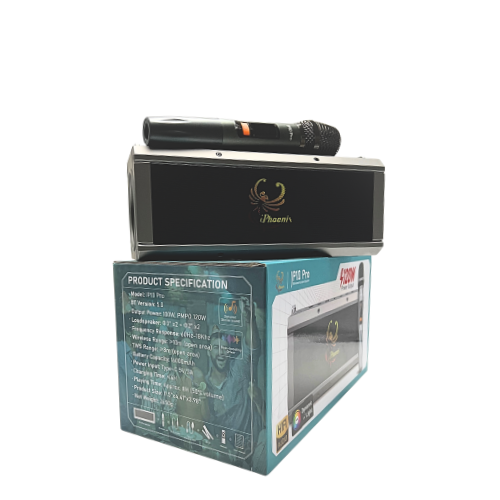 IP-10 Pro Wireless Karaoke Speaker with 120W Power Output