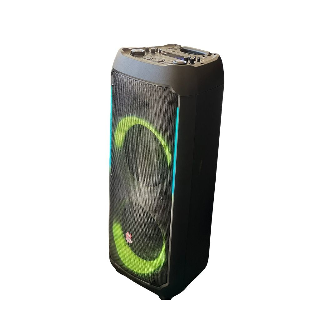 SH-1120 X-BASS Control 2x10 Inch Speaker Bluetooth with Wireless Mic