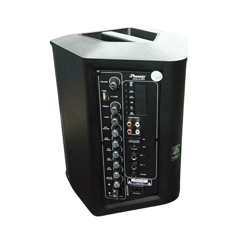 SH-8031 Bluetooth Karaoke Rechargeable 8-Inches Speaker with Mic