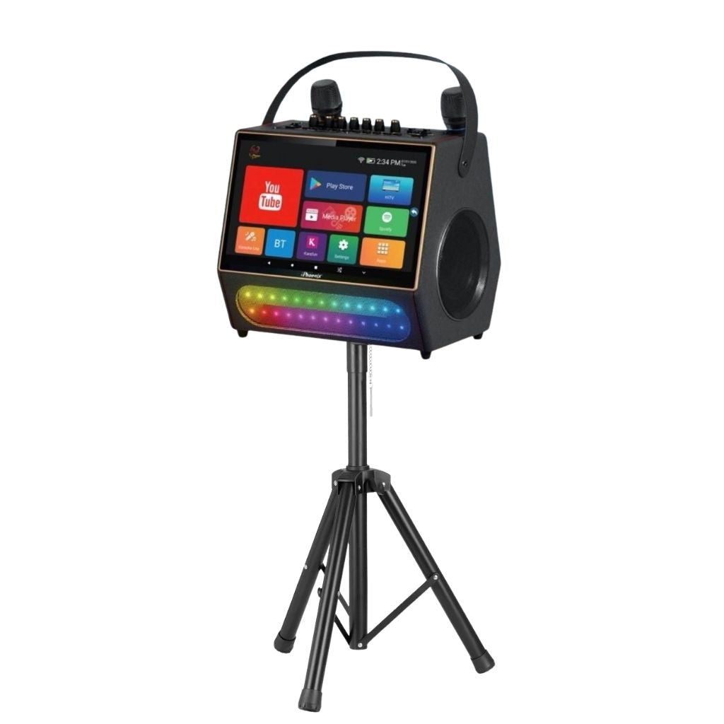 SH 900 Karaoke Portable 13.3 Inch Bluetooth WIFI Touch Screen Speaker 40W with 2 Mic