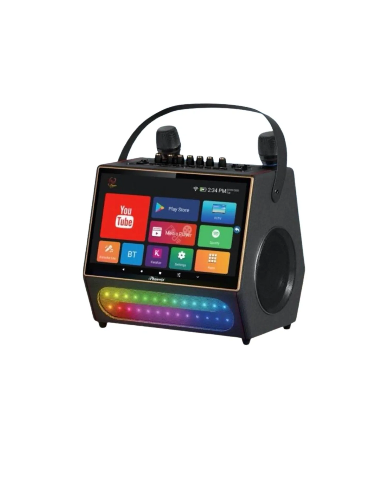 SH 900 Karaoke Portable 13.3 Inch Bluetooth WIFI Touch Screen Speaker 40W with 2 Mic