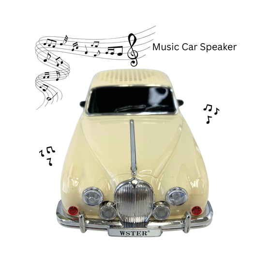 WS-596 New Portable Speaker with FM Radio/Rechargeable Home Gift - Beige