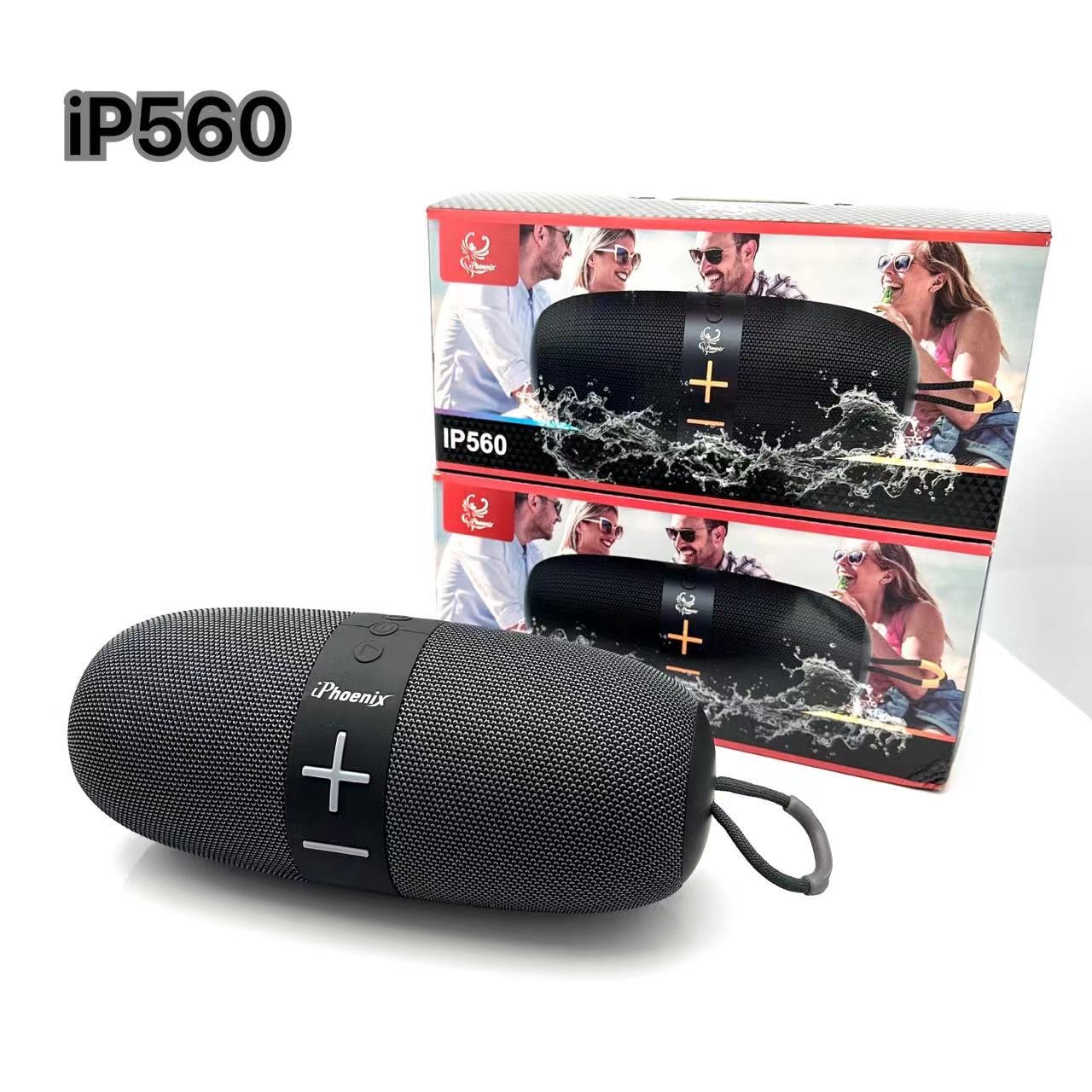 IP 560 Bluetooth Speaker with Radio Heavy Bass and IPX6 WaterProof