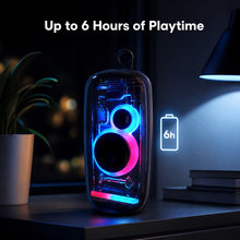 Bocina Bluetooth RGB Transparente iPhoenix IP-360