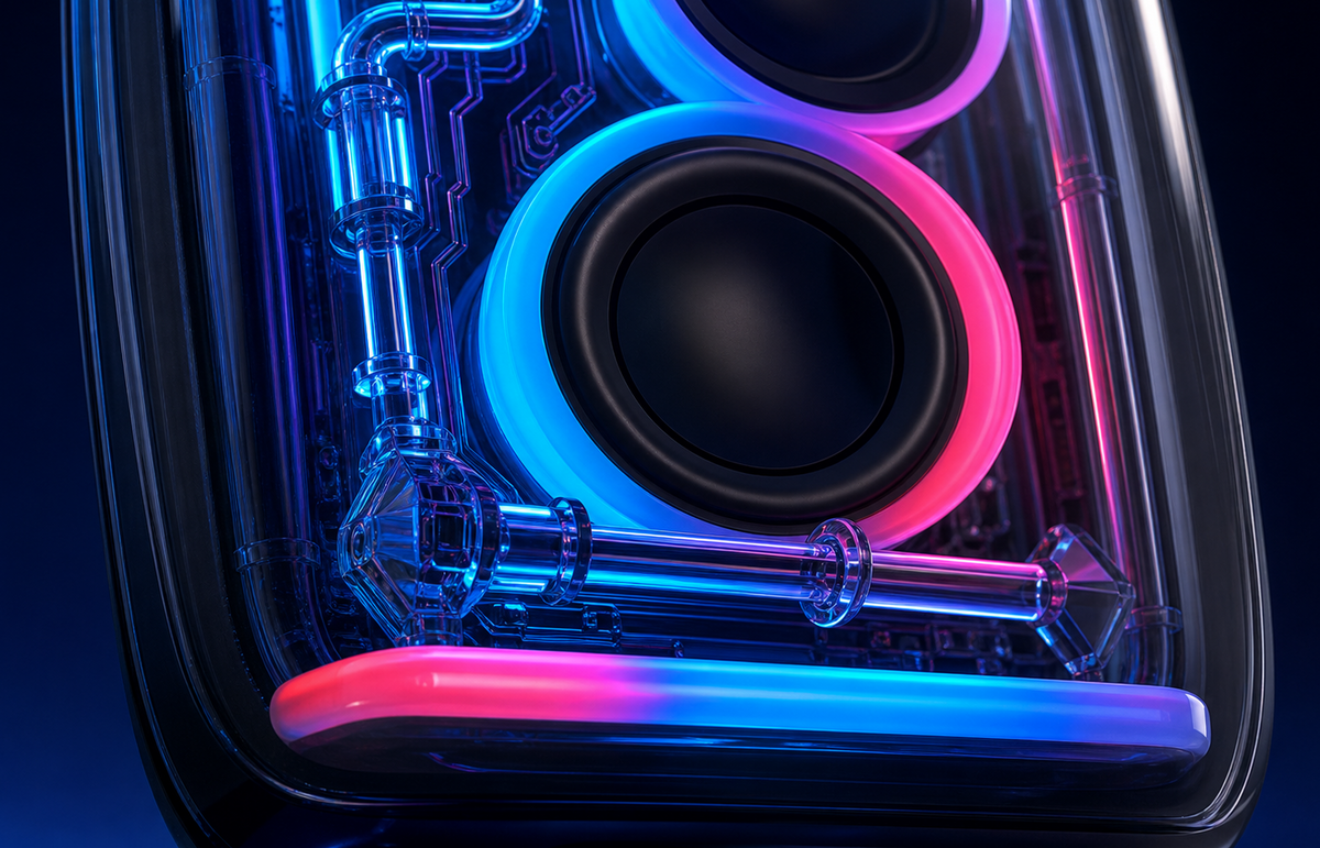 Transparent design.