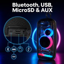 Bocina Bluetooth RGB Transparente iPhoenix IP-360