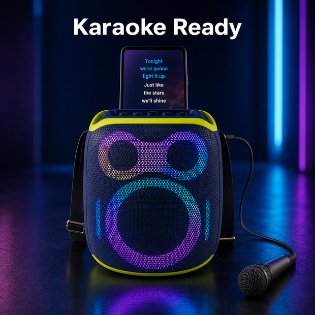 iPhoenix IP-808 Bluetooth Karaoke Speaker with Strap IPX6